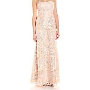 Jenny Yoo  Sadie Sequin Lace Strapless Gown